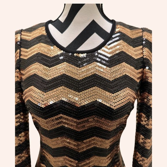 2B Bebe Sequin Mini Cocktail Dress - Picture 2 of 8